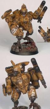 Tau Battlesuit Commander by Mudski