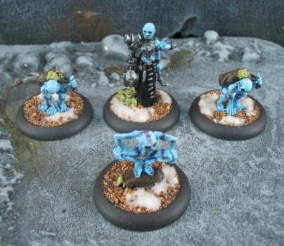 Warmachine Cryx Necrosurgeon and Stitch Thralls by Middle Pillar Path