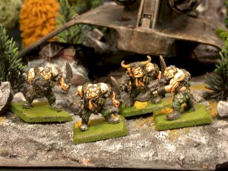 Ogryn snooping around a crash. by praetorian0 1