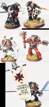 Black Templar HQ Squad by fraggL