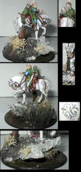 Legolas & Gimli on horseback by Ylo