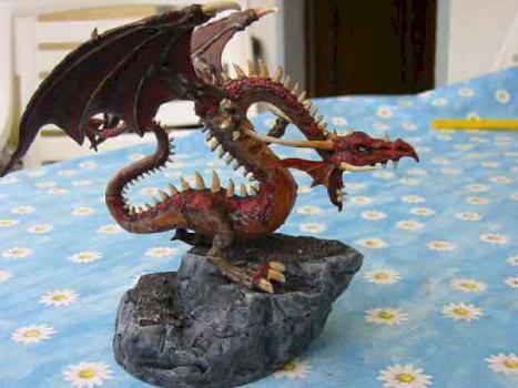 Dragon on the Rock by Grandkakka