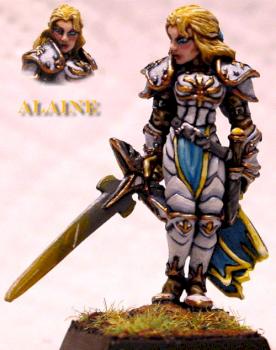 Alaine, Female Paladin by Chaosette