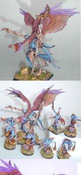 demons tzeenth et champion slaanesh by gros bob