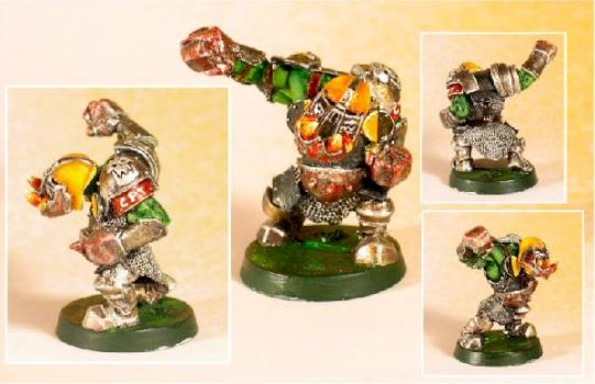 Black Ork Captain by Uriah