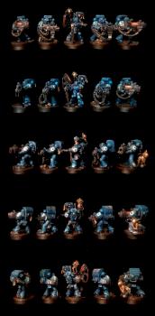 Ultramarines Space Marines Devastators Squad by vermin`