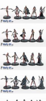 Daughters of the Crucible All Stars Command Group by MadFlyArtStudio