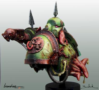 Plague Marine by The_Chromatic_Circle