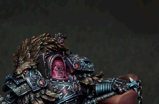 Horus Lupercal Head by The_Chromatic_Circle