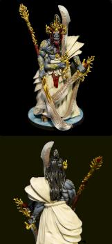 The Oni of Plagues from Rising Sun boardgame by Zik