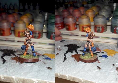 Dark elf cheerleader - GW by AloneInTheDark