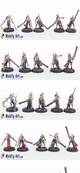 Blade Maidens Troops by MadFlyArtStudio