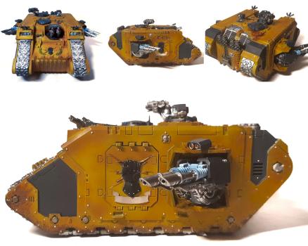Imperial fists land raider by Bouboufreak