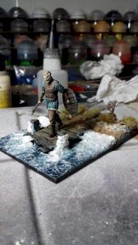Ragnar on pier - Scale 75 by BumbleFooted