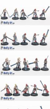 Blade Maidens Troops by MadFlyArtStudio