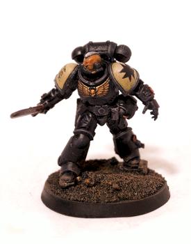 Black Templars Primaris Lieutenant by Grim Factorum
