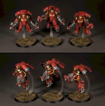 Warhammer 40k Blood Angels Primaris Inceptors by Green_Brush