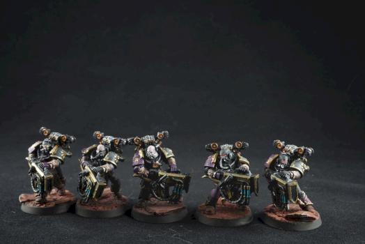 Black Legion Noise Marines by Joel M