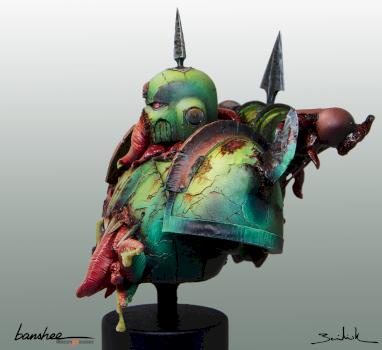 Plague Marine by The_Chromatic_Circle
