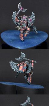 Sailor Moon 40k Blood Angels Chaplain With Jumpack by rzaba