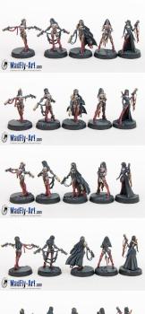 Daughters of the Crucible All Stars Command Group by MadFlyArtStudio