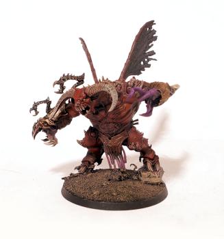 Daemon Prince of Khorne with Wings by Grim Factorum