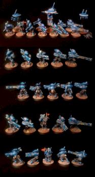 Tau Empire Pathfinders Kill Team by vermin`