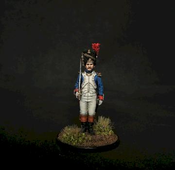 Napoleonic French Grenadier officer 28mm by jibster