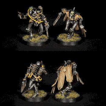 Warhammer 40K Necron Flayed Ones Mephrit Dynasty by Green_Brush