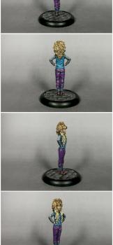 Harry Potter miniature adventure game - Luna Lovegood (lion hat) by patttttry85