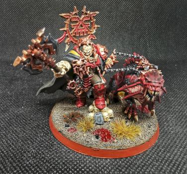 Mighty Lord of Khorne by woodpecker paintingstudio