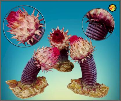 WORMS EX.1 TERRAINS SC-FI SET OF 3 by CreativeArtMine