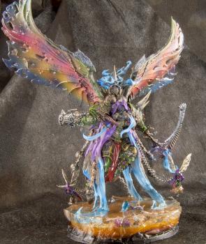 warhammer 40k Mortarion, Daemon Primarch of Nurgle games workshop resin base by bobflow