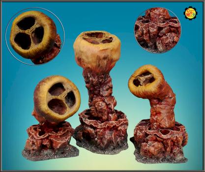 WORMS EX.2 TERRAINS SC-FI SET OF 3 by CreativeArtMine