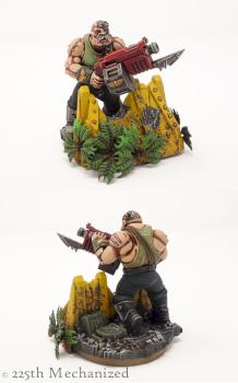 Bone'ead defending Imperial fists emplacement by pete.van.doyle