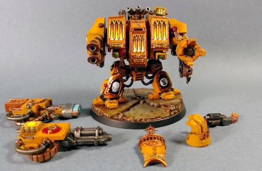 Venerable Dreadnought of the Imperial Fists by Melorsius