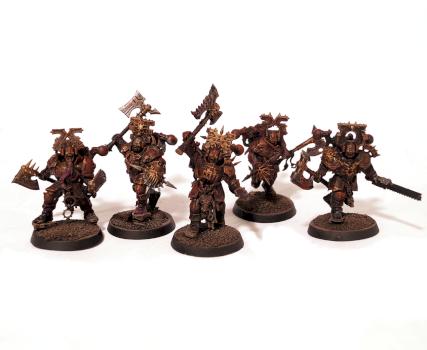 Khorne Berzerkers by Grim Factorum