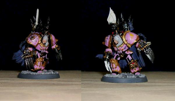Emperor's Children Chaos Lord in Terminator Armour by CommissarHartman