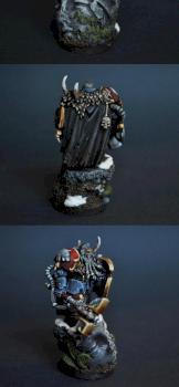 Space Wolf Lone Wolf with Thunderhammer and Storm Shield by BloodyBeast.com