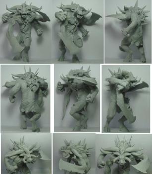 MPG Sculpted Beast Ghorgon by miss painting