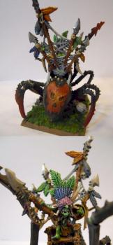 Goblin Big Boss on Gigantic Spider by hazelanne