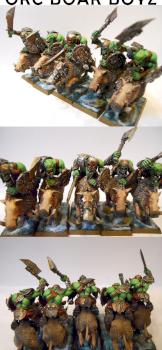 Orc Boar Boyz by hazelanne