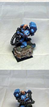 Ultramarine Heavy Bolter by AsyLum