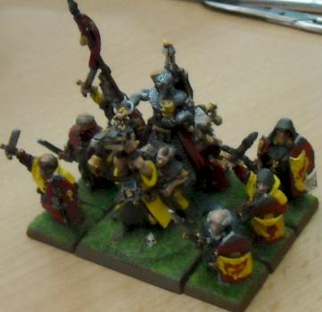 Bretonnian Grail Reliquae and Battle Pilgrims by DerFeind