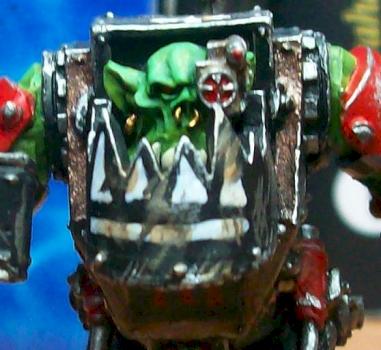Ork In Mega Armour, Ork Mega Nob, Ork Mega-armour, Orks, Terminator Armor, Warhammer 40,000 by joanel