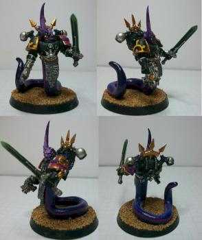 lord chaos space marine,sorcerer slaanesh warhammer 40k by joanel