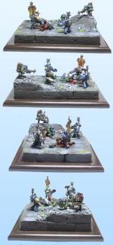 Diorama - Space Wolves vs Orks #1 by Vinni Pooh