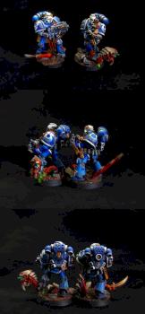 space marine ultramarine tyranid hunters by savage angel