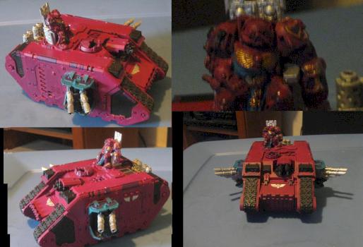 Chaos land raider by LordAnubis