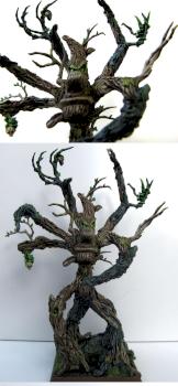 Woodelf Treeman - first green stuff work - by morixhanson